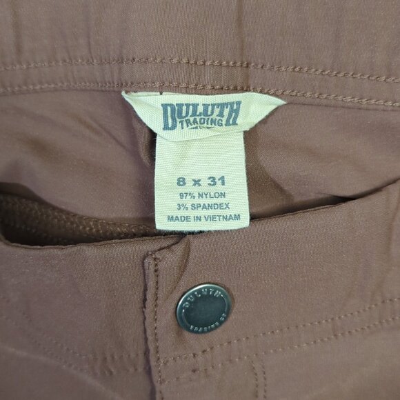 Duluth Trading Co Pants Women's 8x31 Red Dry On The Fly Slim Leg Nylon Outdoor - Picture 10 of 12